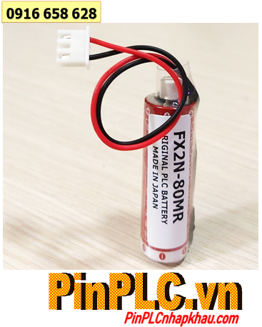 Mitsubishi FX2N-80MR, Pin nuôi nguồn Mitsubishi FX2N-80MR lithium 3.6v 1800mAh (Xuất xứ Nhật)